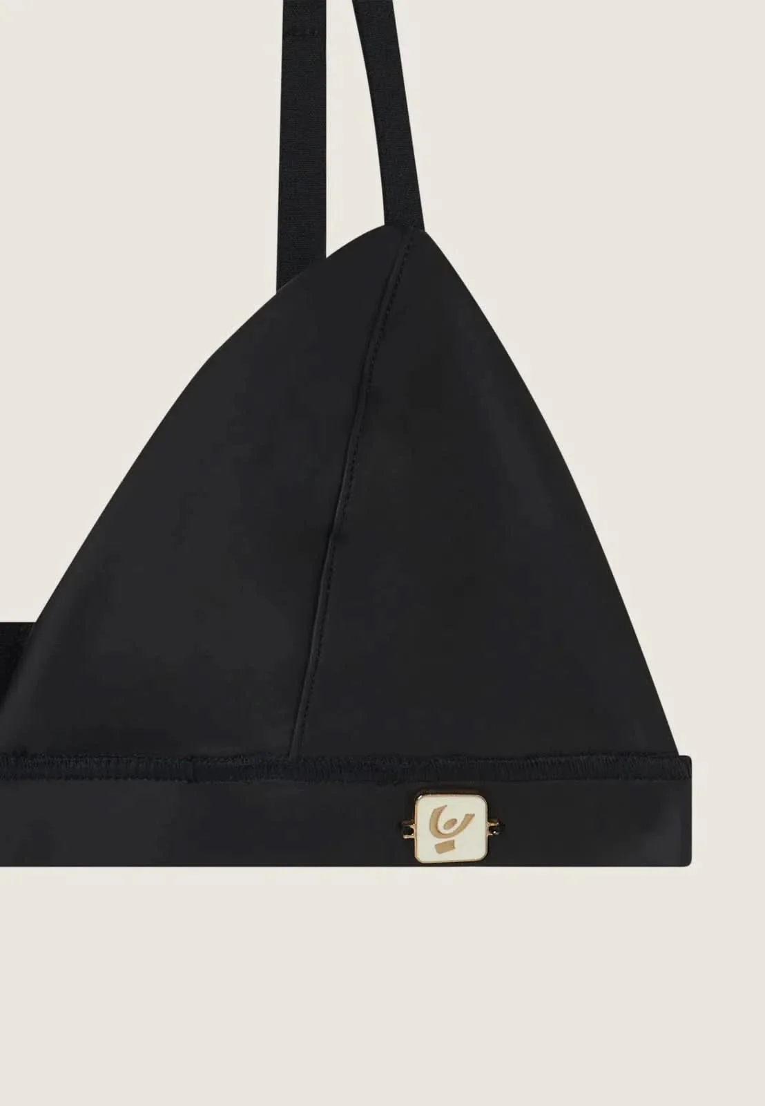 Faux Leather Bralette - Black - Image 4