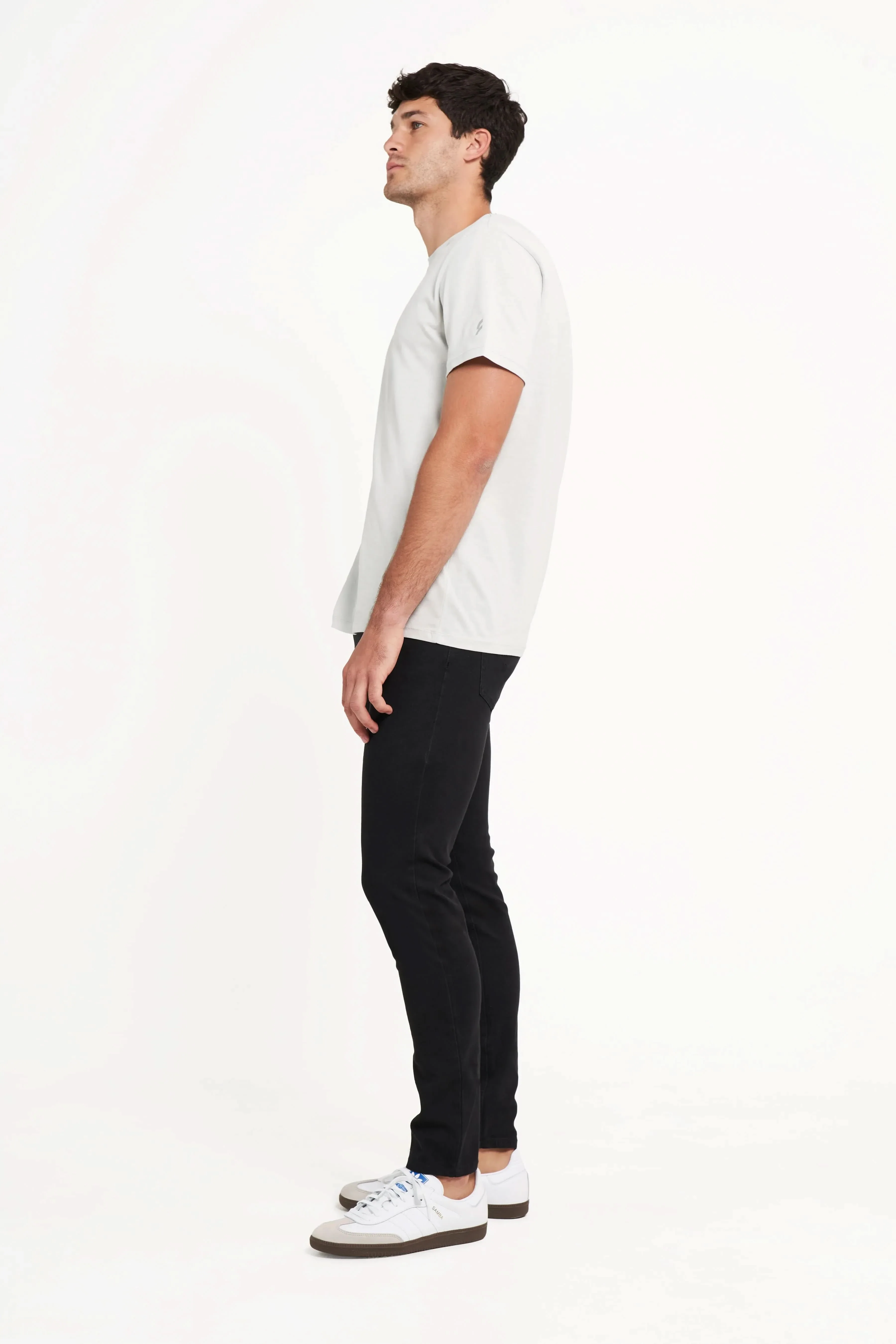 Freddy Men’s Jeans - Jet Black with Black Stitching - Image 4