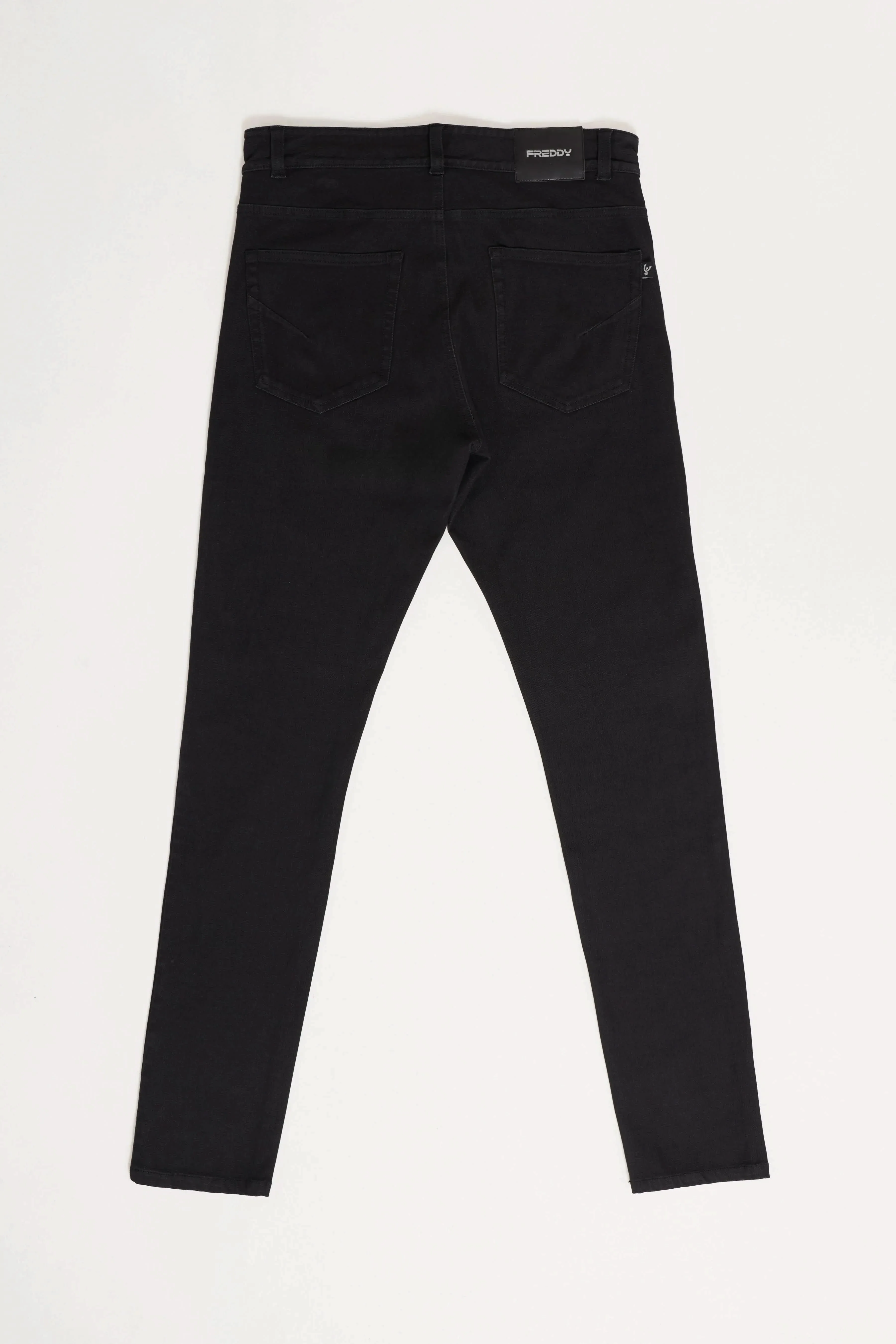 Freddy Men’s Jeans - Jet Black with Black Stitching - Image 9