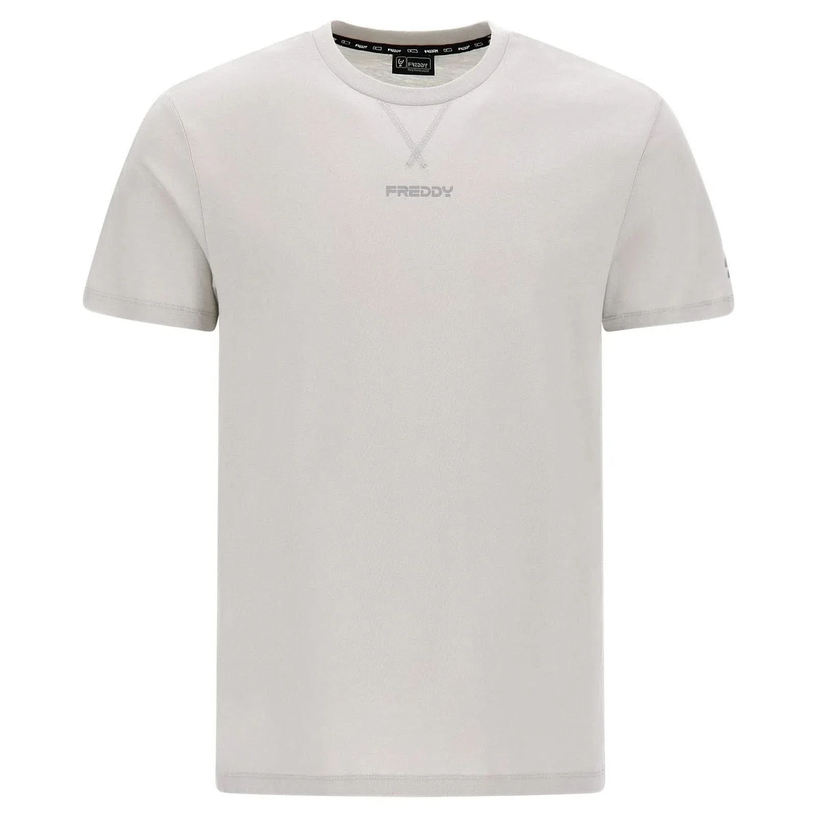 Men's Freddy Logo T Shirt - Light Grey - Image 5