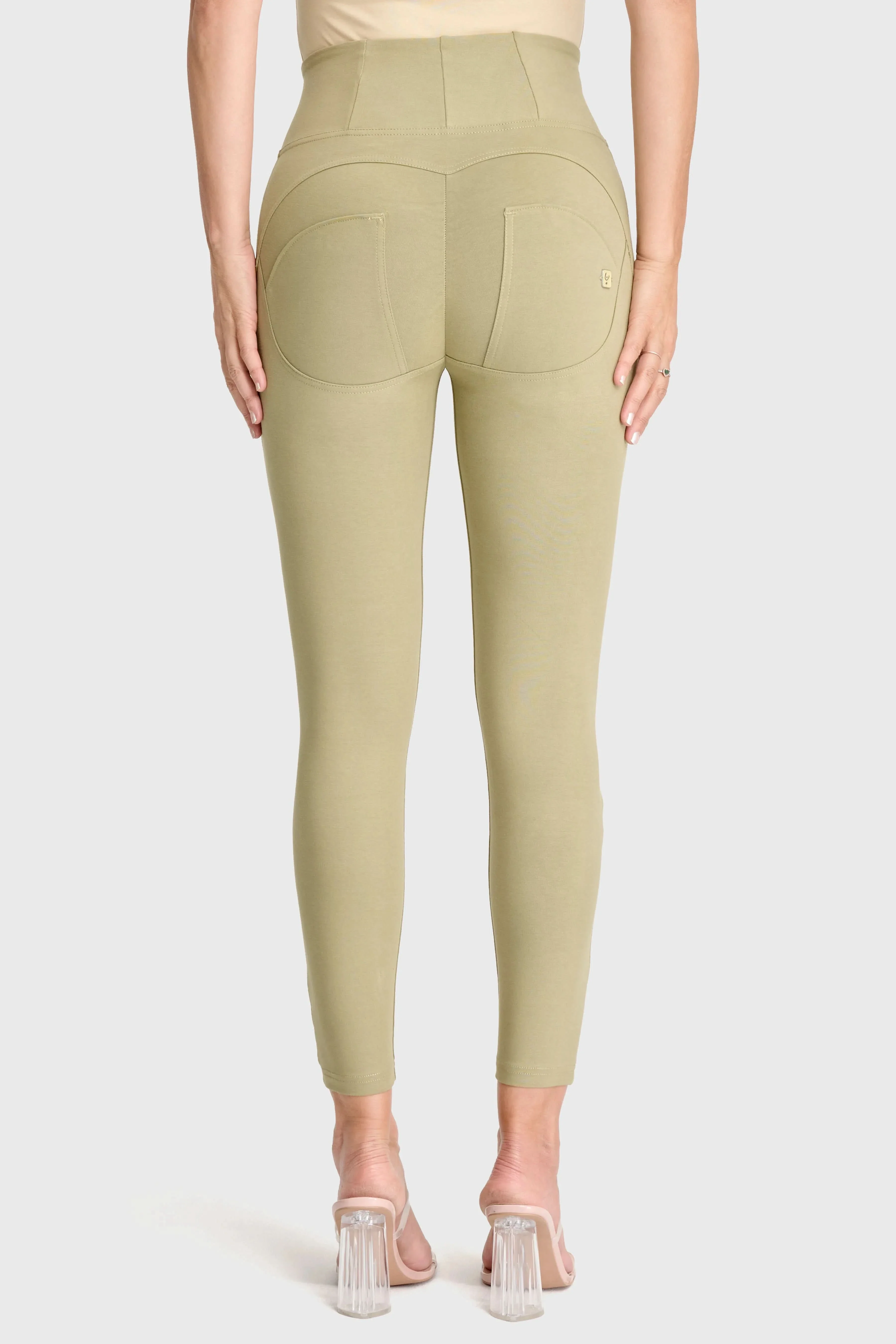 WRUP Fashion - High Waisted - 7/8 Length - Sage Green - Image 5