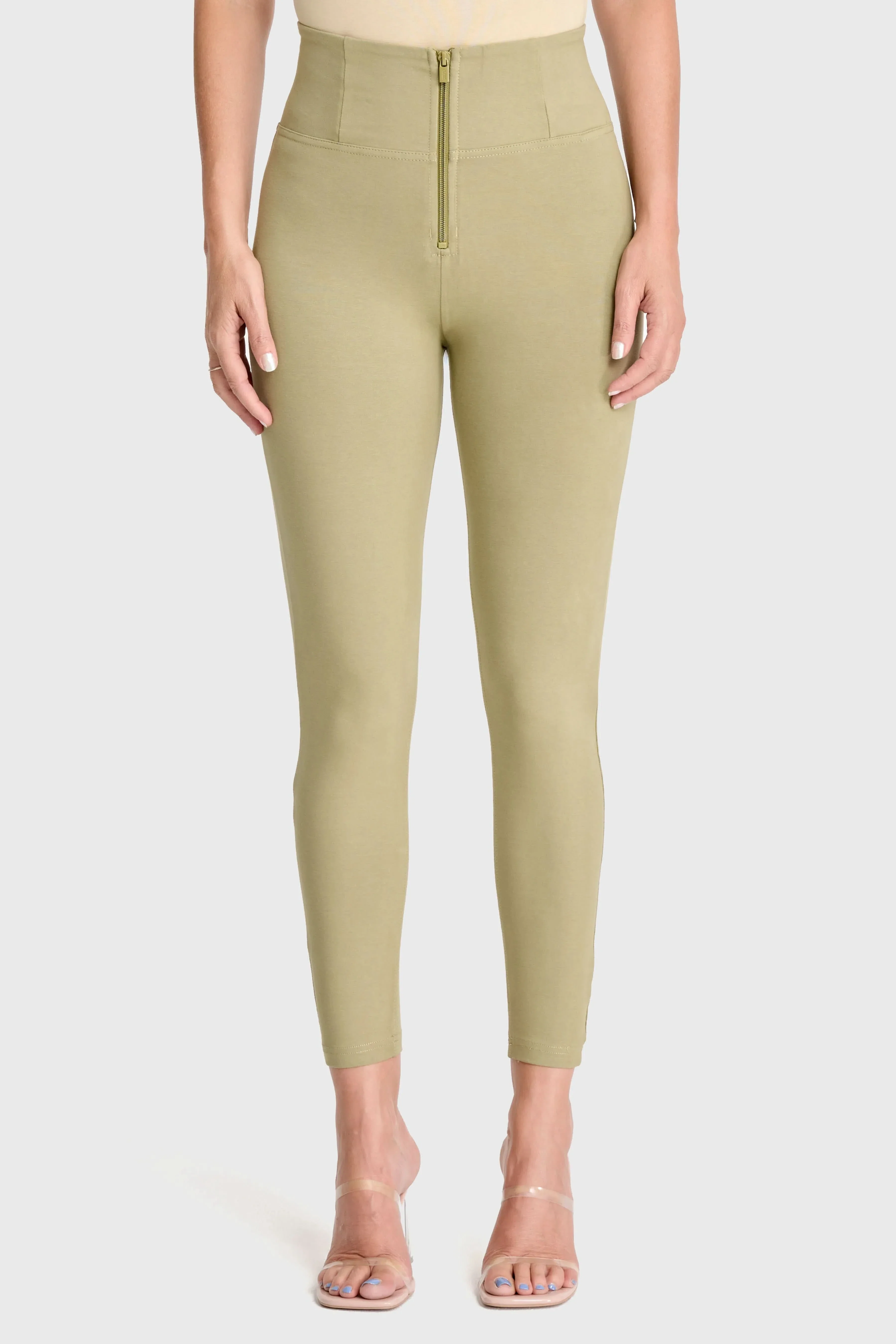 WRUP Fashion - High Waisted - 7/8 Length - Sage Green - Image 6