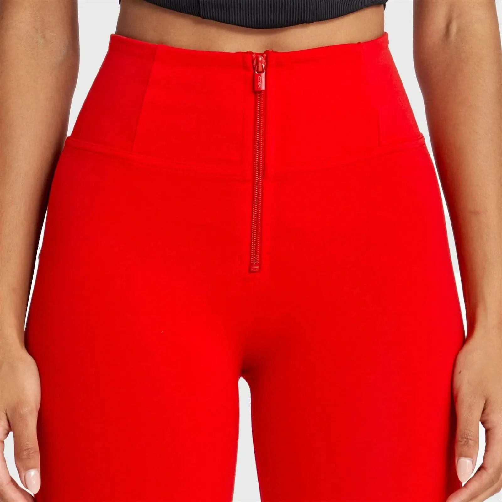 WRUP Fashion - High Waisted - Full Length - Red - Image 9