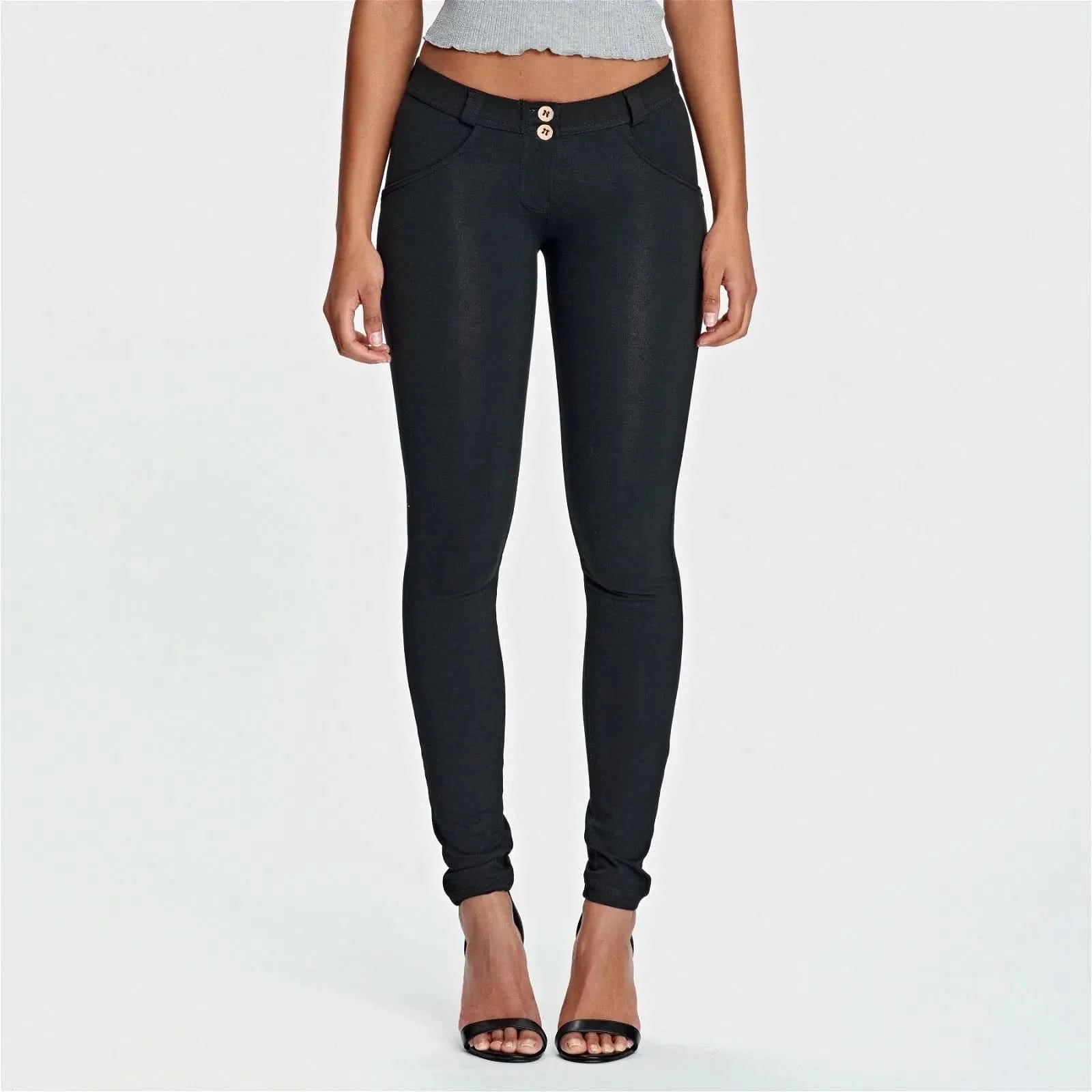 WRUP Fashion - Low Rise - Full Length - Black - Image 2