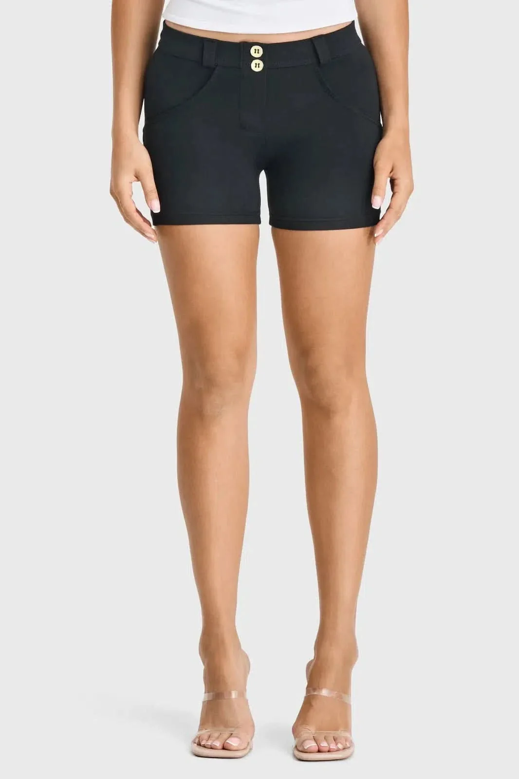 WRUP Fashion - Mid Rise - Shorts - Black - Image 5