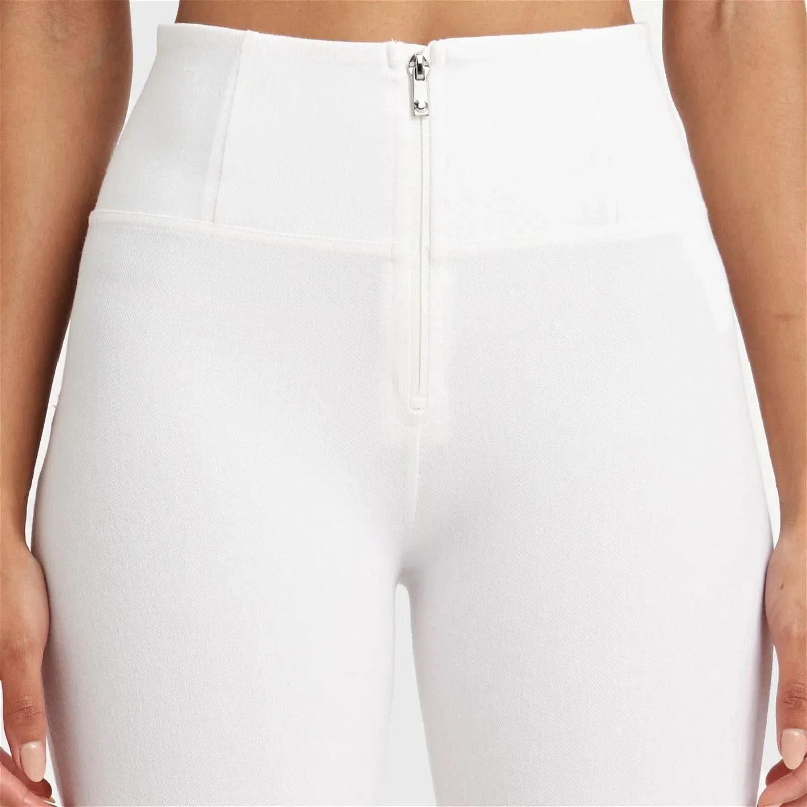 WRUP Drill Limited Edition - High Waisted - Biker Shorts - White - Image 6