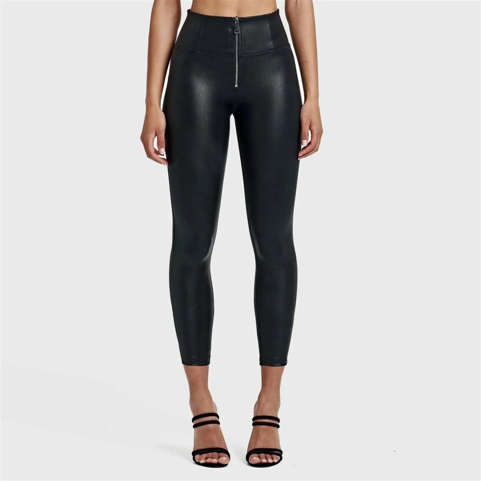 WRUP Metallic Lurex - High Waisted - 7/8 Length - Midnight Black - Image 5