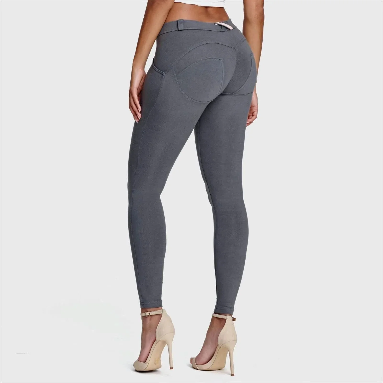 WRUP Fashion - Mid Rise - Full Length - Grey - Image 4
