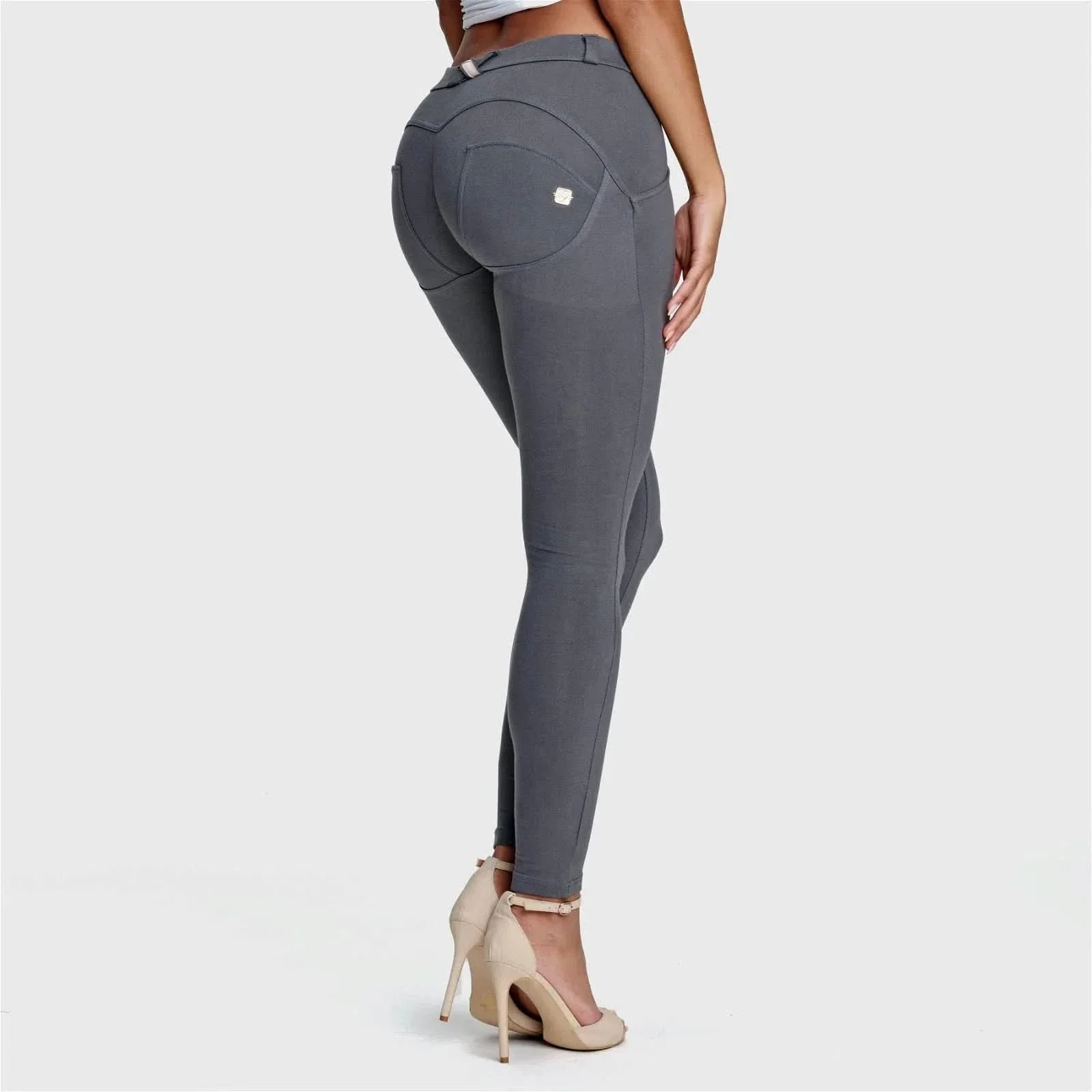 WRUP Fashion - Mid Rise - Full Length - Grey - Image 5