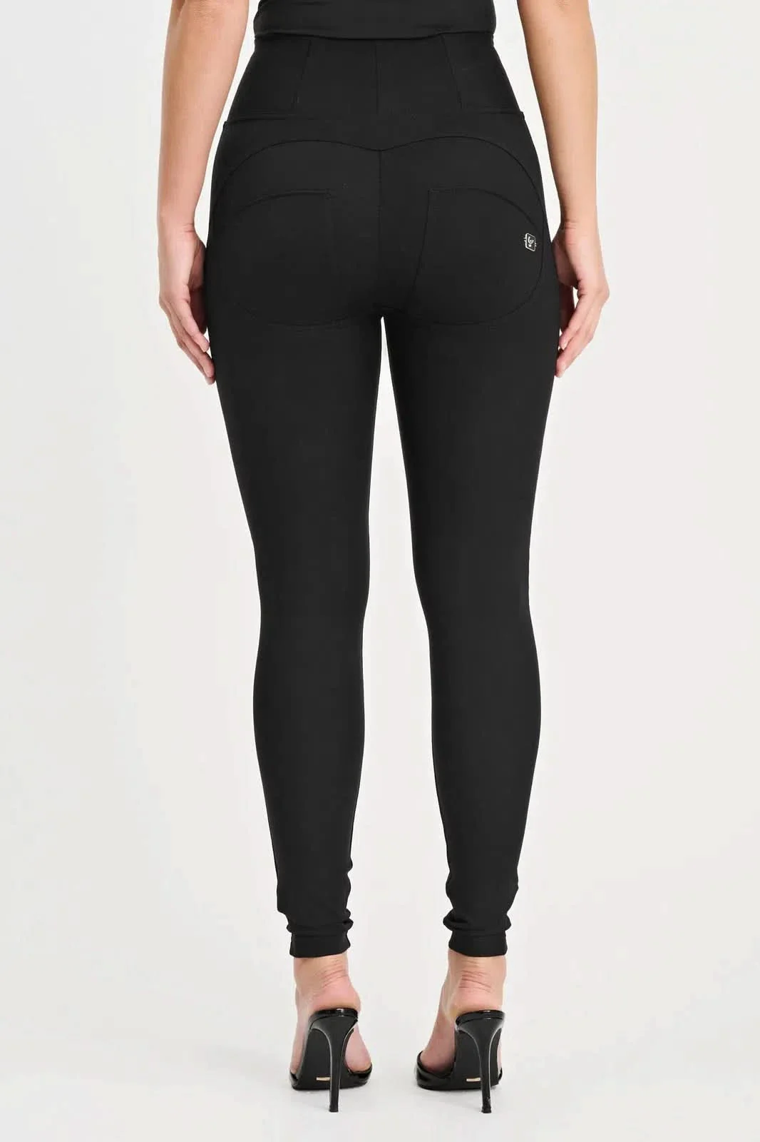 WRUP Thick Layered Diwo Pro - High Waisted - Full Length - Black - Image 6