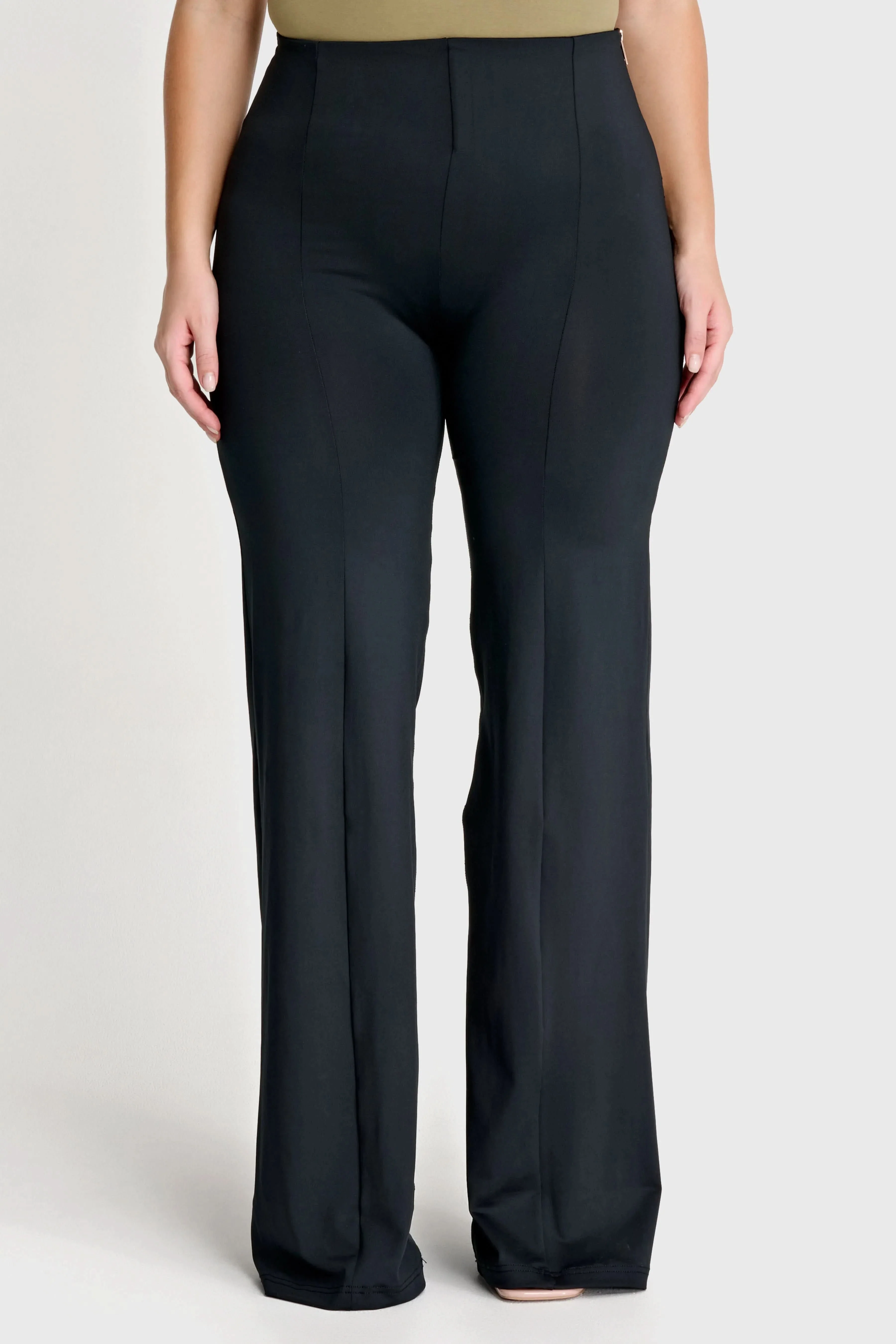 WRUP DIWO Boss Wear - High Waisted - Wide Leg - Black - Image 4