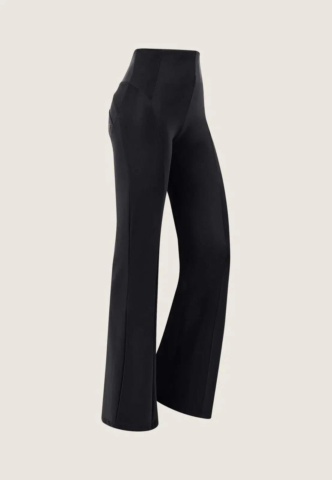 WRUP DIWO Boss Wear - High Waisted - Wide Leg - Black - Image 8