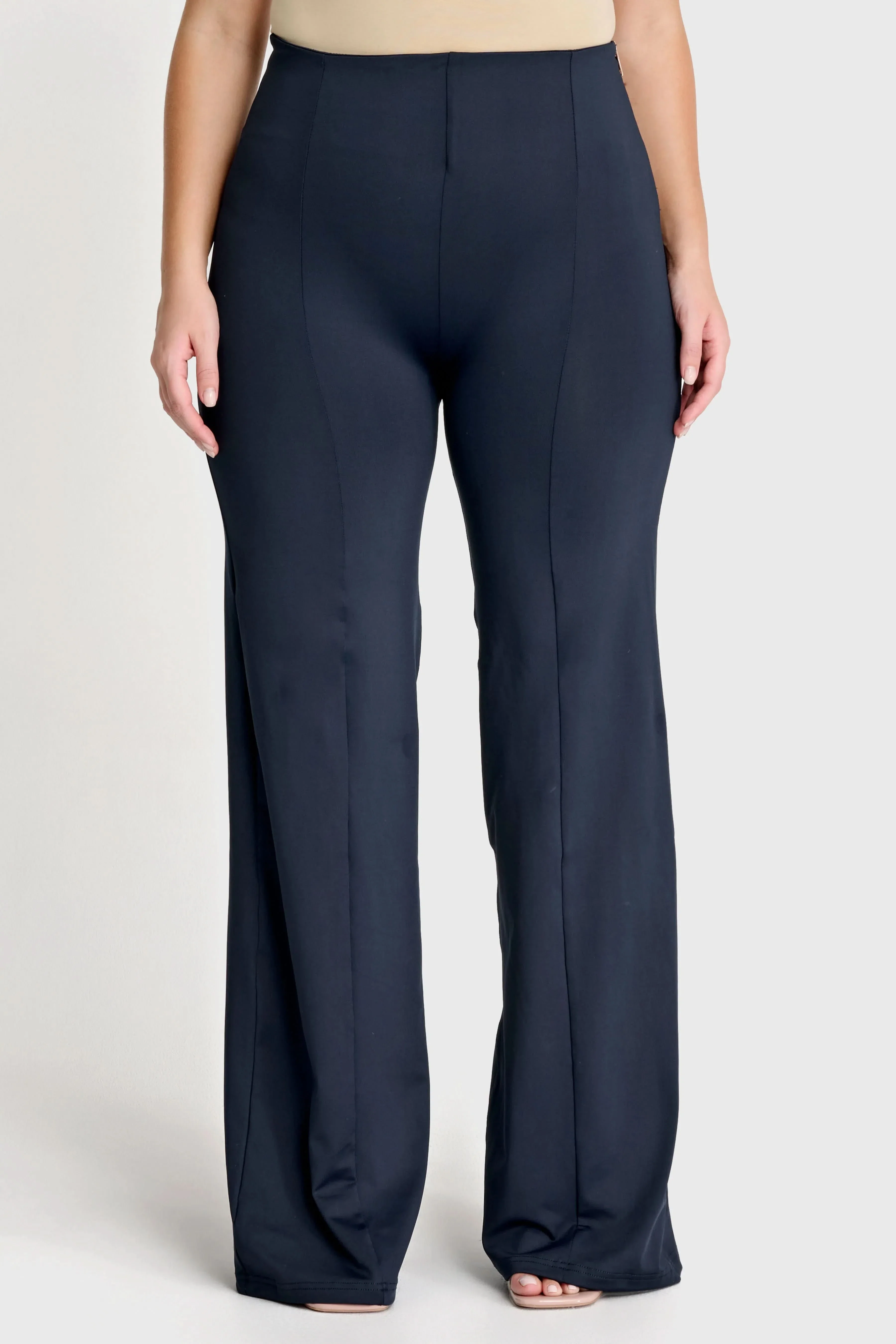WRUP DIWO Boss Wear - High Waisted - Wide Leg - Deep Blue - Image 5
