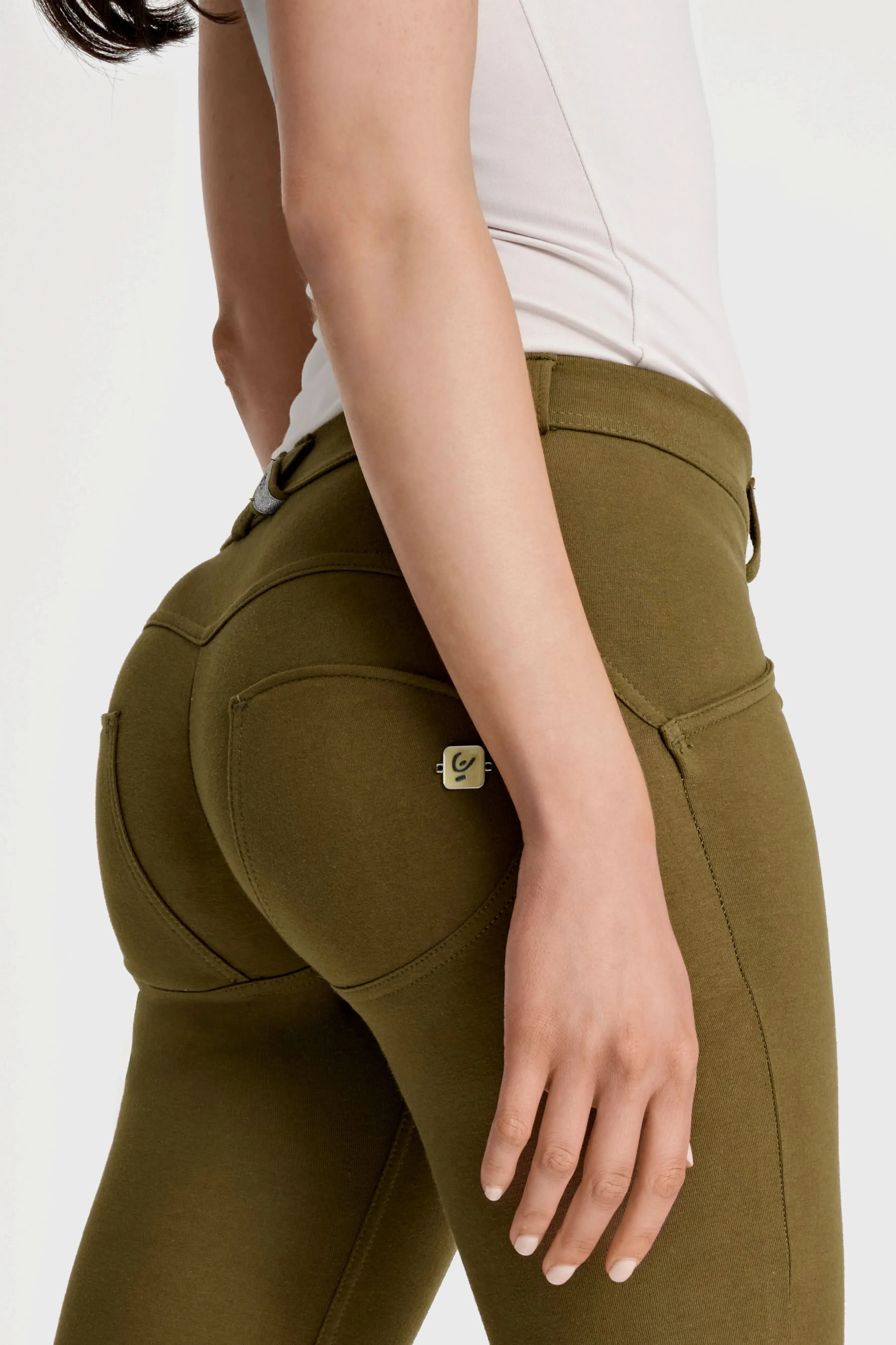 WRUP Fashion - Mid Rise - Full Length - Military Green - Image 4