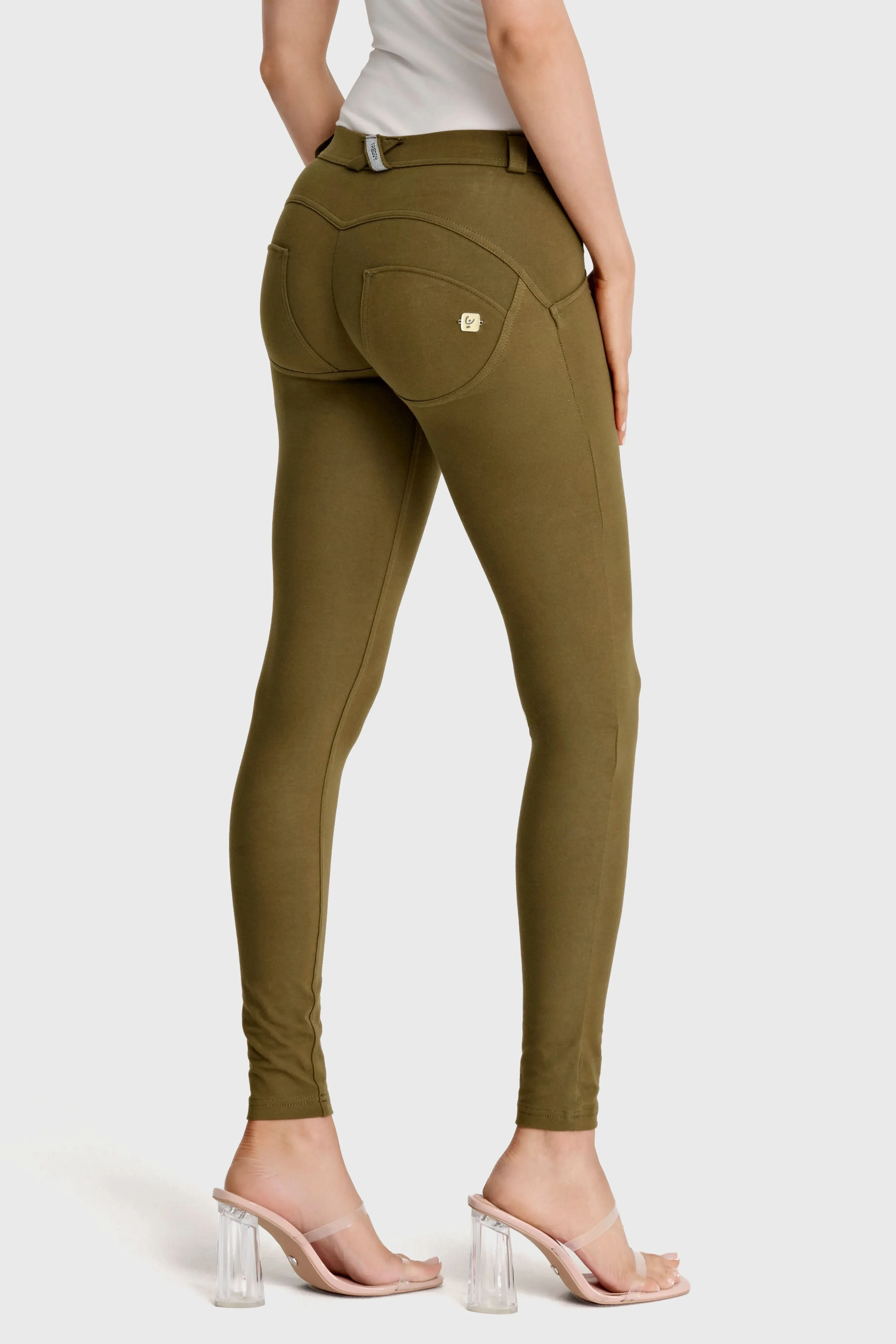 WRUP Fashion - Mid Rise - Full Length - Military Green - Image 5