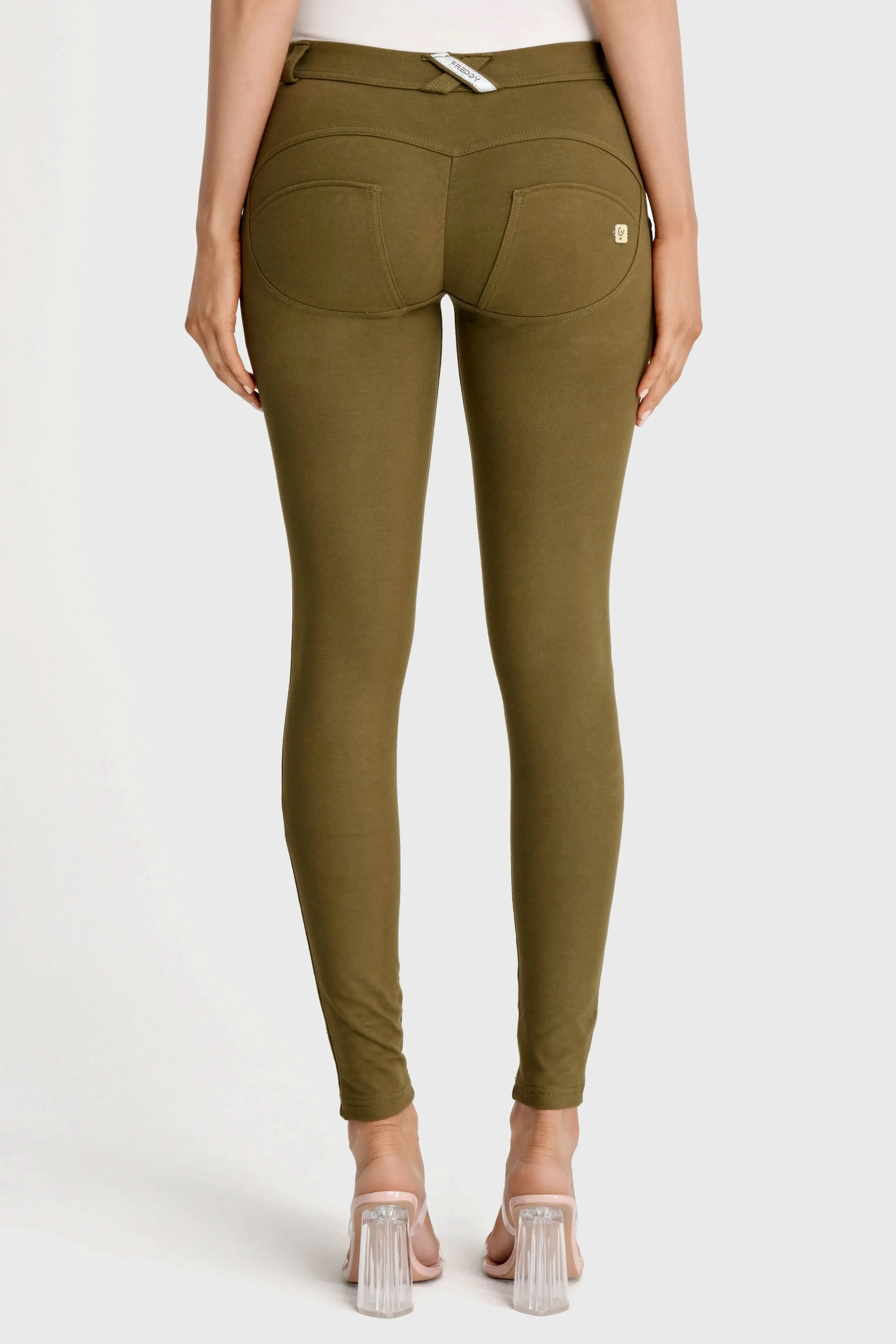 WRUP Fashion - Mid Rise - Full Length - Military Green - Image 6